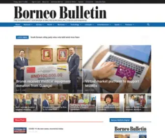 Borneobulletin.com.bn(Borneo Bulletin Online) Screenshot