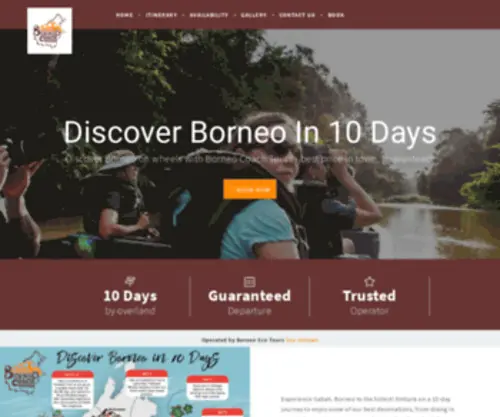 Borneocoachtours.com(Discover Borneo in 10 Days) Screenshot