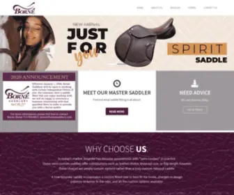 Bornesaddlery.com(Designer Dressage Saddles) Screenshot