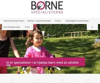 Bornespecialisterne.dk(BørneSpecialisterne) Screenshot