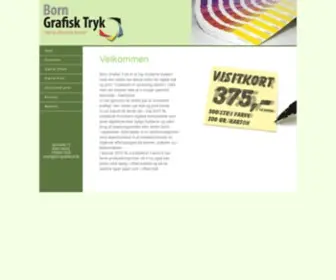 Borngrafisktryk.dk(Hjem) Screenshot