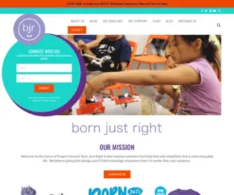 Bornjustright.com(Born Just Right) Screenshot