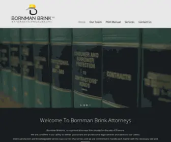 Bornmanbrink.co.za(Bornman Brink Attorneys) Screenshot