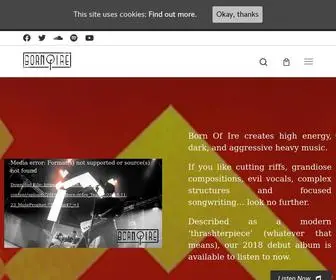 Bornofire.com(Born Of Ire) Screenshot