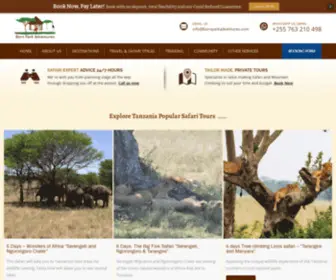 Bornparkadventures.com(Best Tanzania Family Safari Holiday Package) Screenshot