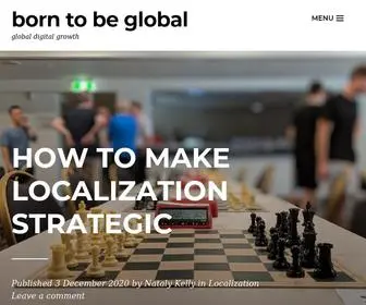 BorntobeGlobal.com(Born to be global) Screenshot