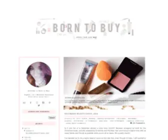 Borntobuyblog.com(Born to Buy) Screenshot