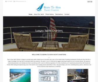 Borntorunyacht.com(Born To Run Yacht Charters) Screenshot