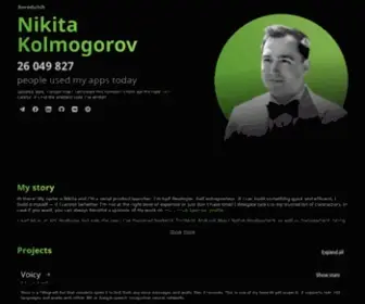 Borodutch.com(Nikita "Borodutch" Kolmogorov) Screenshot