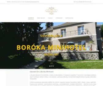 Borokahotel.hu(Parádfürdő Szállás) Screenshot