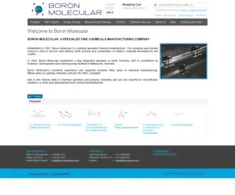Boronmolecular.com(Boron Molecular) Screenshot