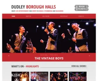 Boroughhalls.co.uk(Dudley Borough Halls) Screenshot