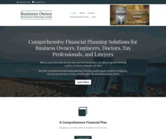 Borp.ca(Business Owner Retirement Planning Canada) Screenshot