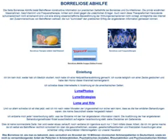 Borreliose-Abhilfe.de(Borreliose Abhilfe) Screenshot