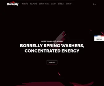 Borrelly.com(Spring Washer Manufacturer) Screenshot