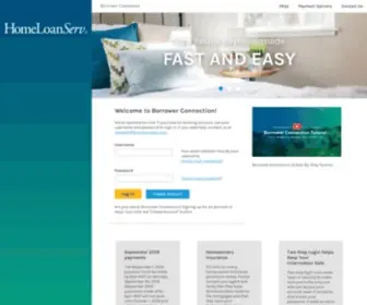 Borrowerid.com(HomeLoanServ Borrower Connection) Screenshot