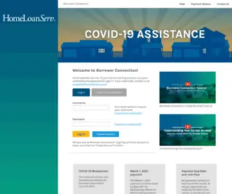 Borrowertx.com(HomeLoanServ Borrower Connection) Screenshot