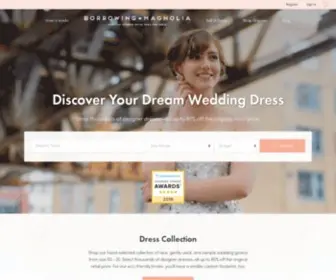 Borrowingmagnolia.com(Used Wedding Dresses) Screenshot