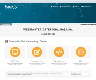 Borry.es(Borry, Diseñador, programador web y fotografo amater) Screenshot