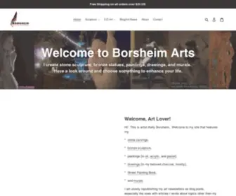 Borsheimarts.com(Borsheim Arts Studio Sculpture Paintings Drawings Murals Realism Art) Screenshot