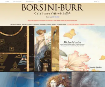 Borsini-Burr.com(Celebrate Life with Art from Michael Parkes and Kinuko Y Craft) Screenshot