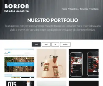 Borson.com.ar(Borson Estudio Creativo) Screenshot