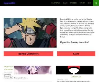 Borutowiki.com(Boruto Wiki) Screenshot