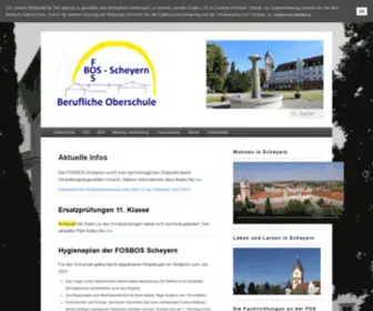 Bos-Scheyern.de(Berufliche Oberschule Scheyern) Screenshot