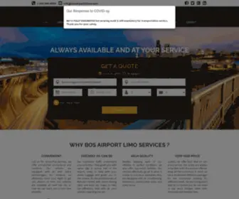 Bosairportlimos.com(Boston Airport Limos) Screenshot