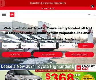 Bosaktoyotachesterton.com(Bosak Toyota) Screenshot