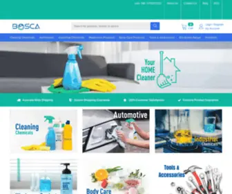 Bosca.com.au(Bosca Chemicals & Cleaning Supplies) Screenshot