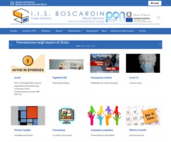 Boscardin.edu.it(Sito web istituzionale istituto istruzione superiore boscardin vicenza) Screenshot