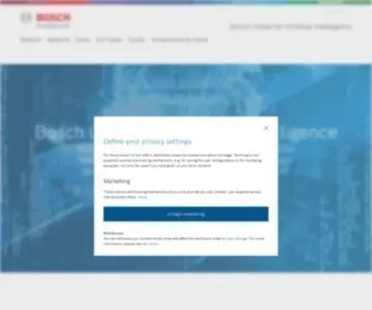 Bosch-AI.com(Bosch Center for Artificial Intelligence) Screenshot