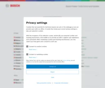 Bosch-Diy.com(Country selection) Screenshot