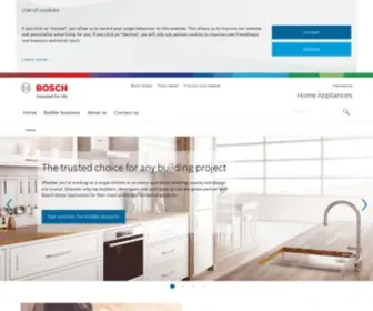 Bosch-Eshop.com(Home Appliances Global Website) Screenshot