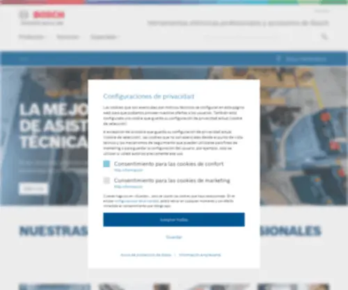 Bosch-Herramientas.com.py(Herramientas eléctricas de Bosch) Screenshot