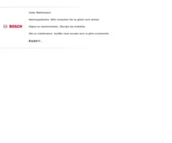 Bosch-Home.be(Bosch Electromenager) Screenshot