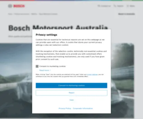 Bosch-Motorsport.com.au(Products and services) Screenshot