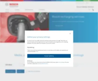 Bosch-Press.com(Bosch Media Service Start Page) Screenshot