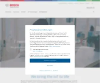 Bosch-SI.de(We bring the IoT to life) Screenshot