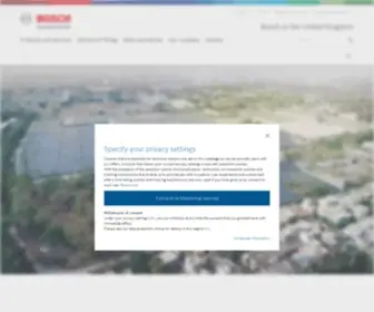 Bosch.co.uk(Bosch in the United Kingdom) Screenshot