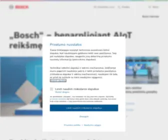 Bosch.lt(Technologija gyvenimui) Screenshot