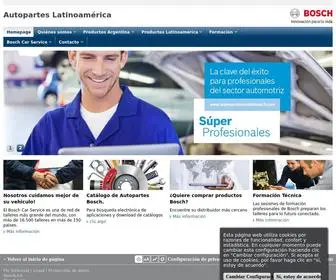 Boschautopartes.com(Bosch Autopartes Latinoam) Screenshot