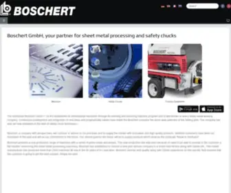 Boschert.de(Boschert GmbH + Co. KG Ihr Partner bei der Blechbearbeitung und der Wickeltechnik. STANZEN) Screenshot