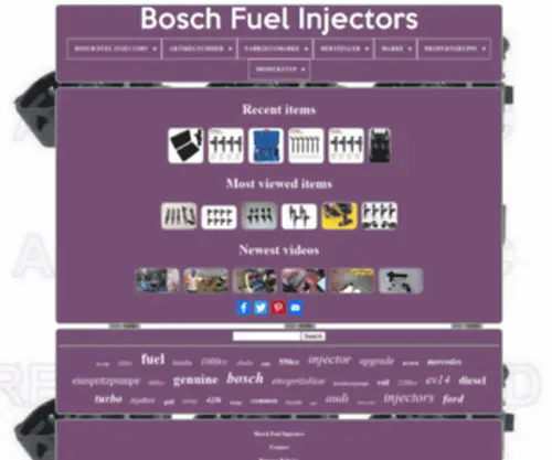 Boschfuelinjectors.com(Bosch Fuel Injectors) Screenshot