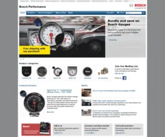 Boschperformance.com(Bosch Automotive Gauges) Screenshot