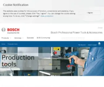 Boschproductiontools.com(Production Tools) Screenshot