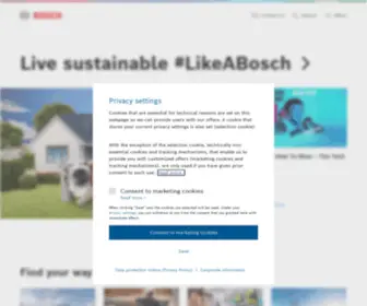 Boschsecurity.se(Bosch) Screenshot