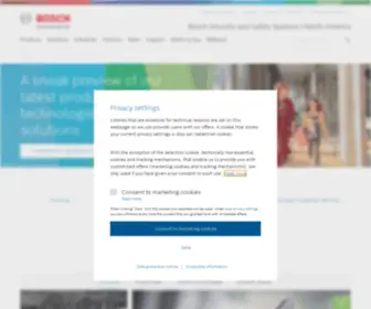 Boschsecuritysystems.eu(Bosch Security and Safety Systems I Global) Screenshot