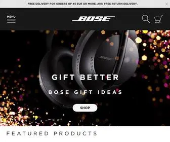 Bose.ie(Headphones, Speakers, Wearables) Screenshot